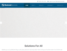 Tablet Screenshot of electronicpayments.com